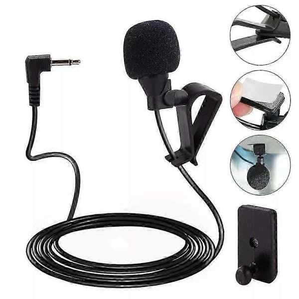 2,5 mm Jackstik Mikrofon Mini Mic til PC Bilradio Bluetooth Hovedenhed Lyd