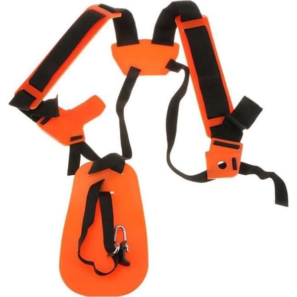Dobbeltsele - Universal Polstrede skuldre Nylon Orange og Sort