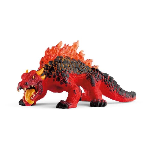 schleich® ELDRADOR® Magmalisko 70156 Svart, Röd Plast