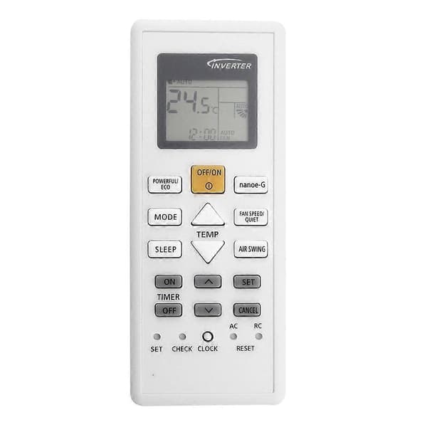 Replacement Remote Control A75C18090 for Panasonic Air Conditioner A75C18090