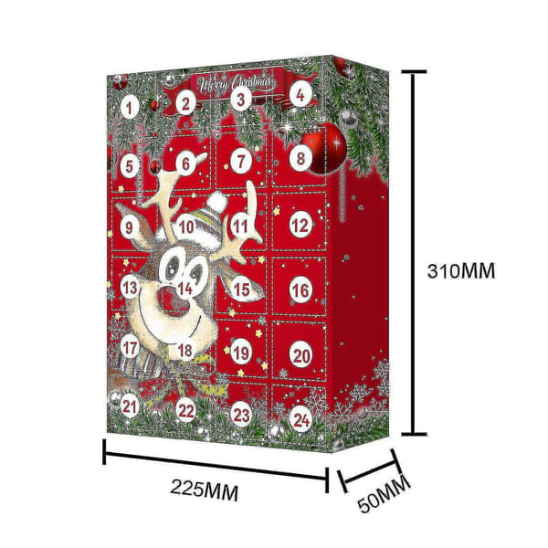 2025 Nedtelling til jul 24 dager Overraskelse Blind Box Univers Planet Blind Box
