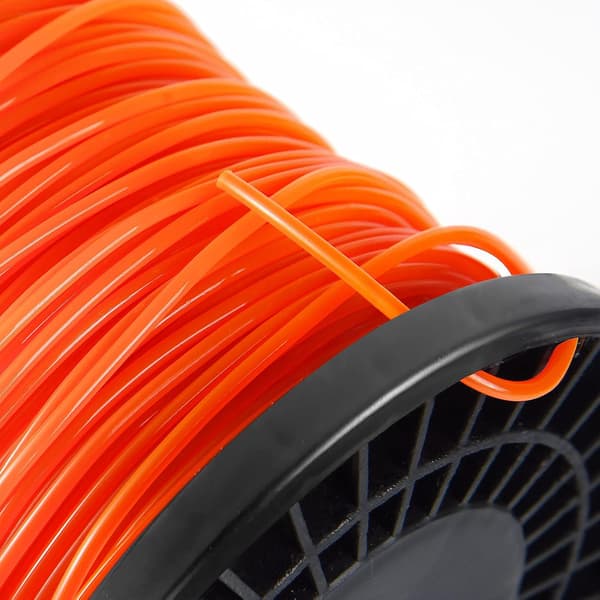 Trimmertråd 2,4 mm x 100 m Rund Nylon Trimmertråd Kraftig Ryddesagtråd