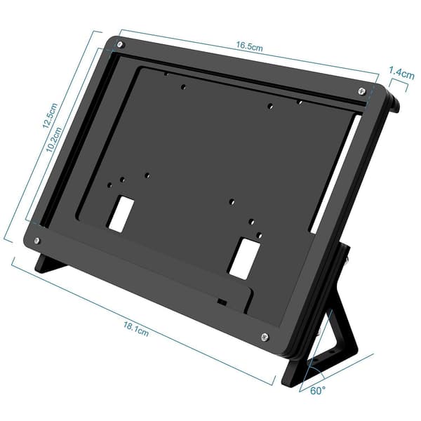 7 Tums LCD Akrylfäste Kontaktskärmsfodral Hållarfäste För 3 Model B+