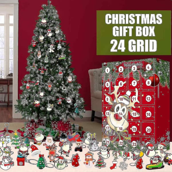 2025 Nedtelling til jul 24 dager Overraskelse Blind Box Univers Planet Blind Box