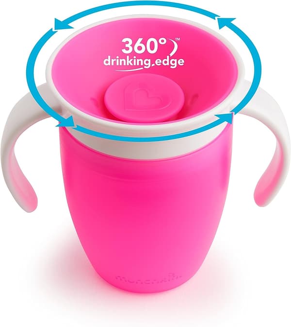 2025 Lämplig Miracle 360 ​​° Lär-Mugg - Rosa - 207 ml
