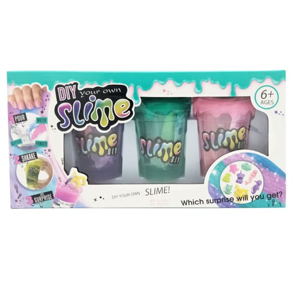 ShakeSlime Magic Putty - Slime - Mix'in Kit - tre flaskor_Särskilda Gåvor Plast Plast Multifärg
