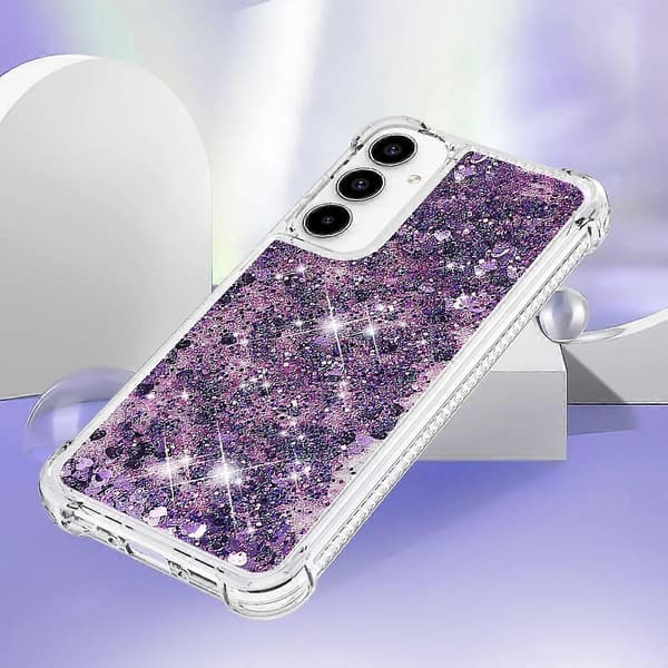 Til Samsung Galaxy A56 5G TPU-deksel Glitter Quick Sand Støtsikker telefon