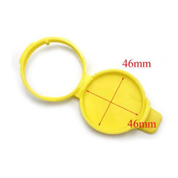 Windshield Washer Cap for Saab 9-3 1998-2012 Yellow Yellow 4.6cmx4.6cm