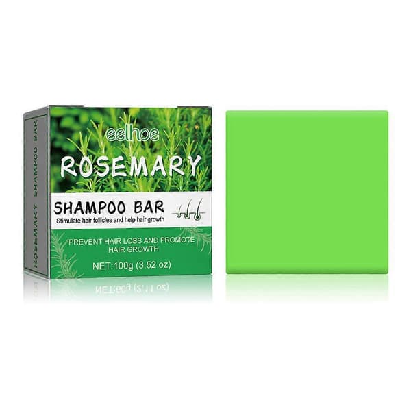 1-3 stk. Rosmarin Shampoo Bar mod hårtab Solid Shampoo Conditioner Bar Reparer beskadiget hår Styrker håret