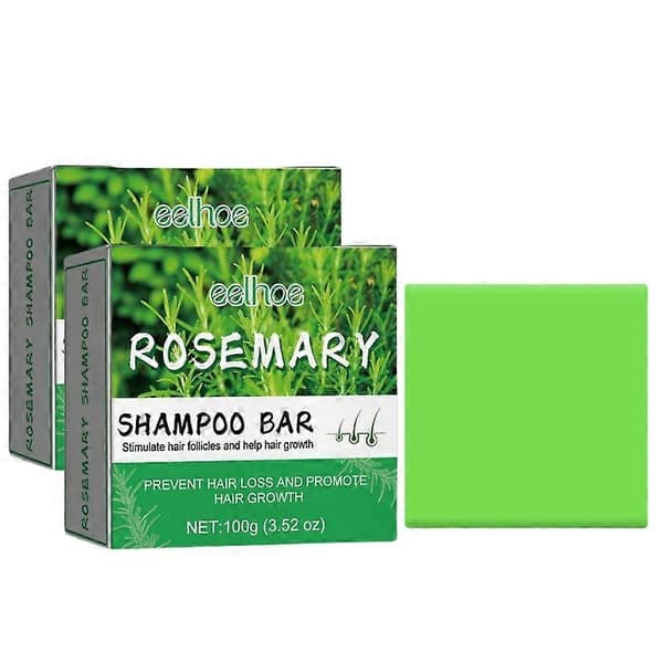 1-3 stk. Rosmarin Shampoo Bar mod hårtab Solid Shampoo Conditioner Bar Reparer beskadiget hår Styrker håret