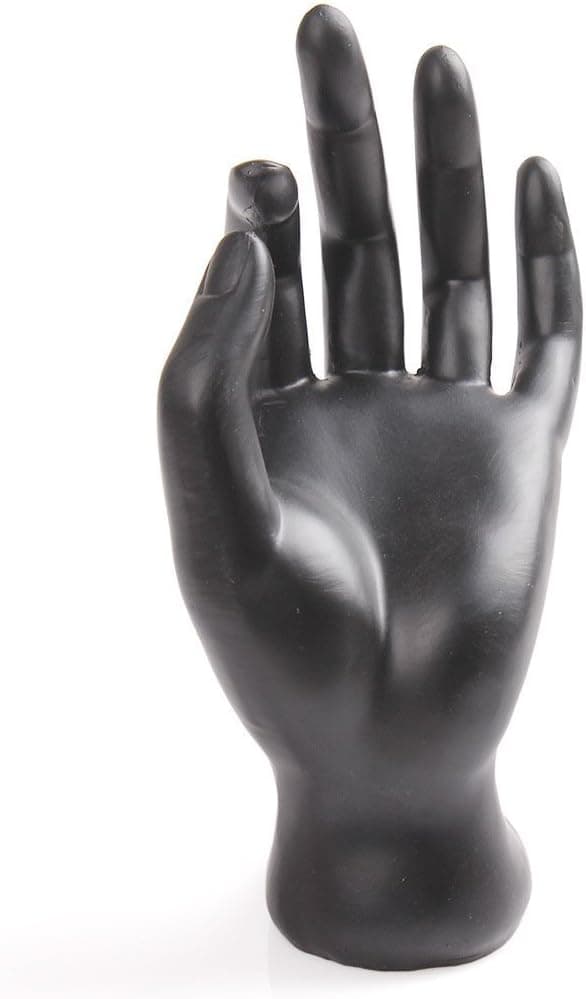 Mannequin Hand Ok Gesture Ring Display Stand Organizer Armbandshållare