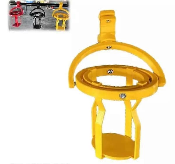 Gyroscopic Cup Holder, Gyrgo Cup Holder Expander, 3D Printed Yellow