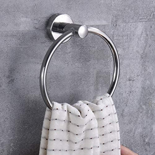 Håndklædering i rustfrit stål - Håndklædeholder til badeværelse 6,29 tommer/16 cm, håndklædeophæng