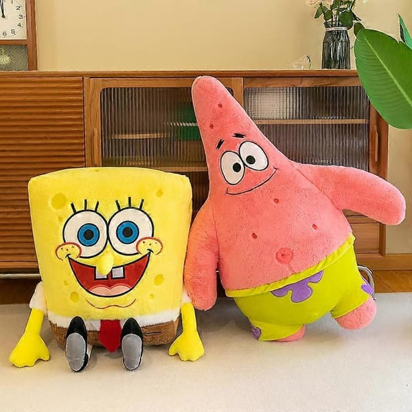 SpongeBob SquarePants Patrick Star Plush Toy 35-100cm Multiple Sizes Stuffed Animal Bed Buddy Gift SpongeBob SpongeBob 75cm