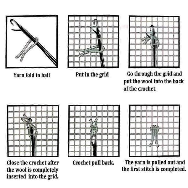 Latch Hook Cushion Kit for Adults Children DIY Throw Pillow Case Printed Canvas Dragonfly Pattern Handmade Crochet Decor