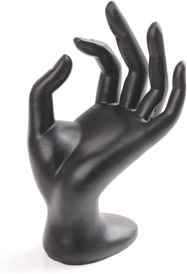 Mannequin Hand Ok Gesture Ring Display Stand Organizer Armbandshållare
