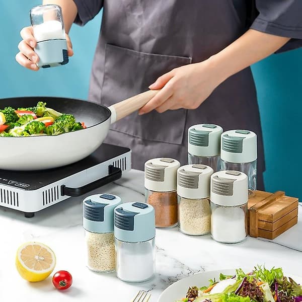 100ml Kryddburk Trycktyp Läcksäker Pp Bra Lufttäthet Mini Kryddbehållare Kökstillbehör