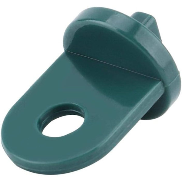 Set med 50 växthusväxthakar, växthushake, blomhake, plast, hängande klämmsats, växthusgadget hängande verktyg (grön)