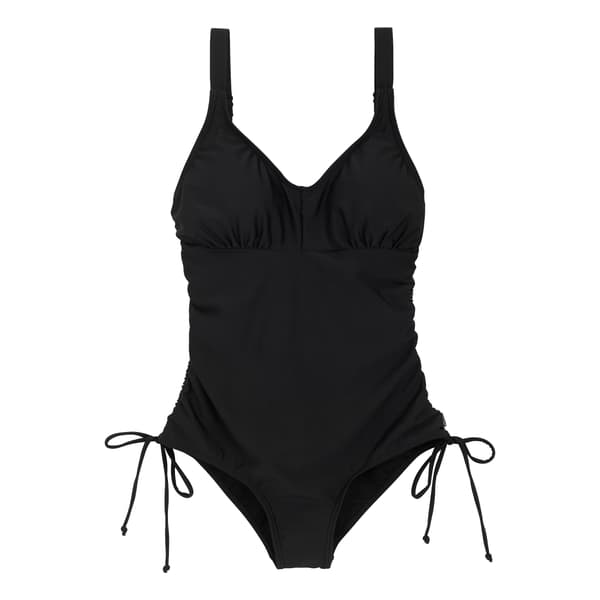Regatta Dame Alinae Ensfarvet Badedragt 10 Blå Sort Sort Black 10 UK