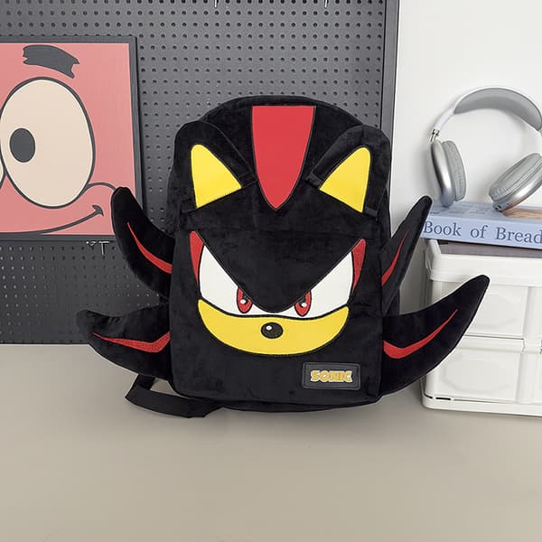 Sonic-reppu koululaukku black shadow