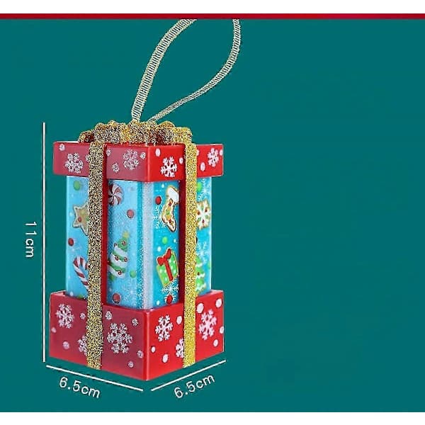 Jul LED-lyktor - Retrostil ljuslyktor, batteridrivna, 6-pack