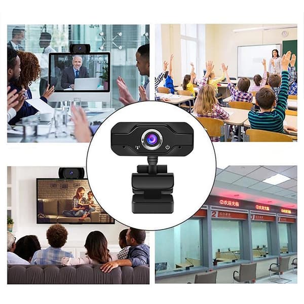 HD 1080p Megapixel USB 2.0 Webbkamera med Mikrofon för Dator PC Laptops