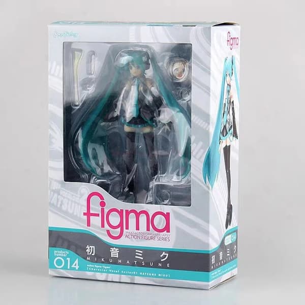 14cm Anime Singer Hatsune Miku Action Figure Movable Joints Statue Decor Gift