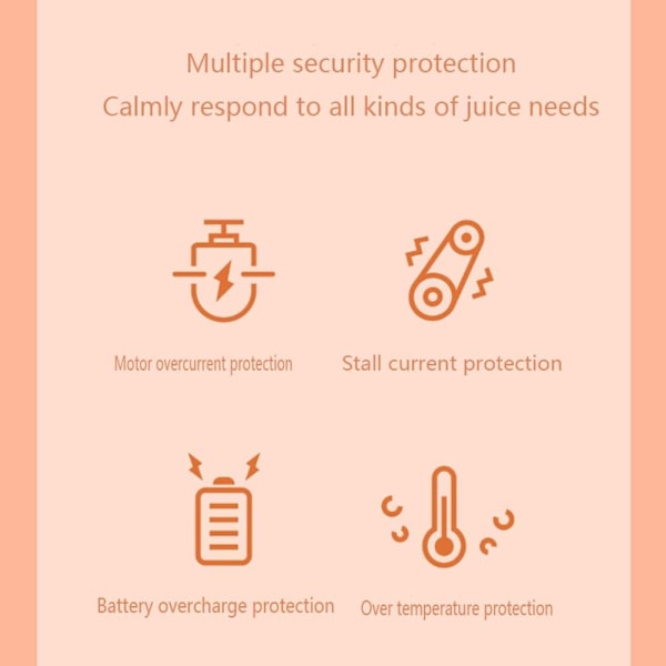 Bärbar elektrisk juicepress, mixer, 350 ml trådlös multifunktionell mini USB-uppladdningsbar juicekopp