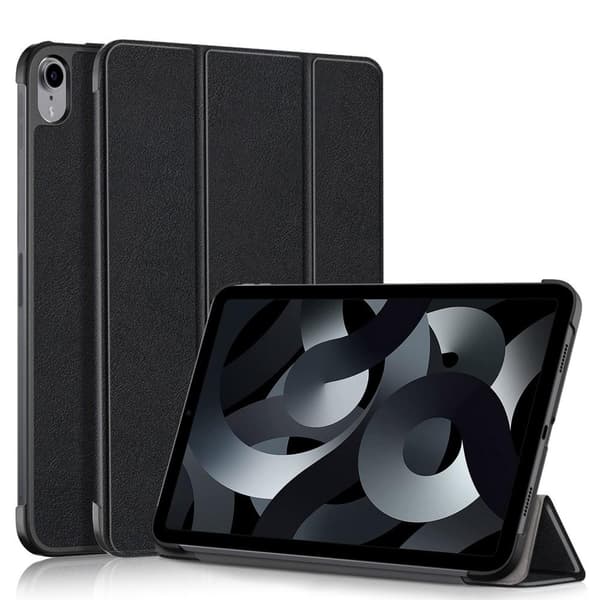 Apple iPad 10.9 2022 Slim fit tri - fold case - Black Svart black