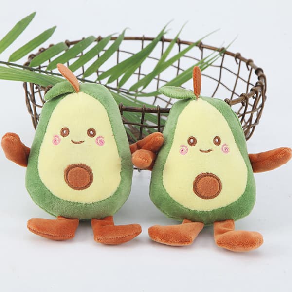 e Sarjakuva Hedelmä Avokado Pehmolelu Avaimenperä Reppu 1pc