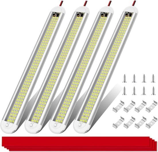 Ljusramp - LED - 12V - 120 LED - Strömbrytare - Energibesparande