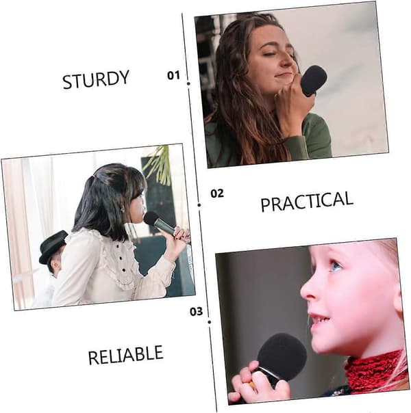 Mikrofonöverdrag för professionell vindruta, brusreducering för studio, scen och konferenser, hållbart och... Ref: 9516