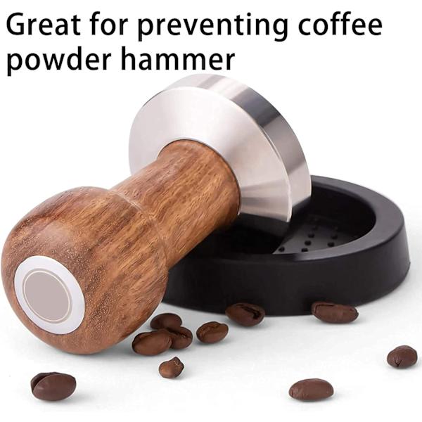 Kaffe Tamper Pad Espresso Silikon Tamper Pad Tamper Pad för Kaffepress Pad 60mm