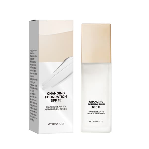 Color Changing Foundation Moisturizing Foundation, Concealing, Natural, Long-lasting Foundation 30ml
