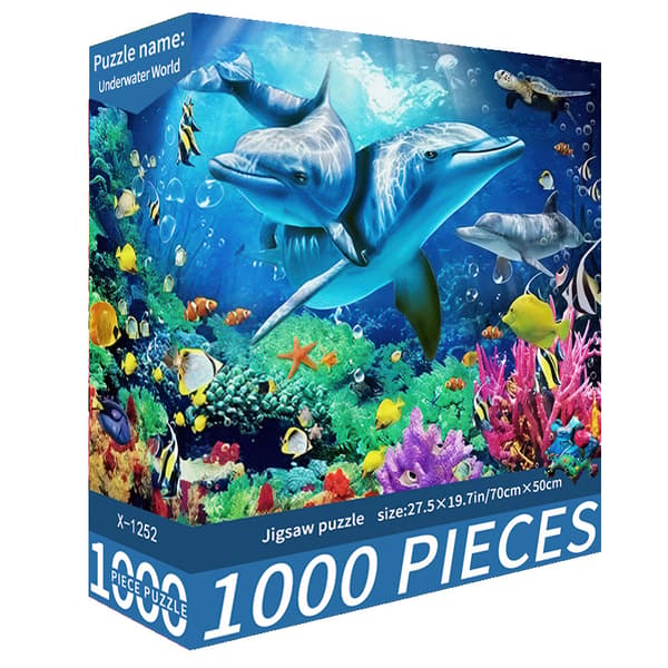 Undervannsverden puslespill (1000 biter) 1000 Pieces