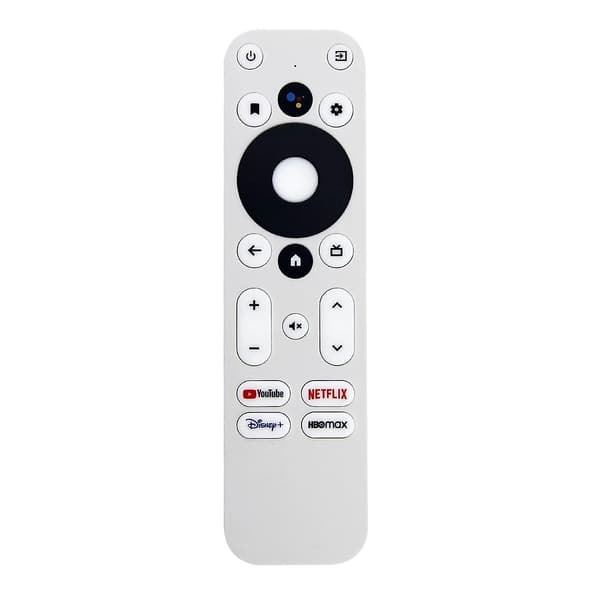 Erstatningsfjernkontroll for / KM2 for KM2 4K-sertifisert stemme Android TV-boks White