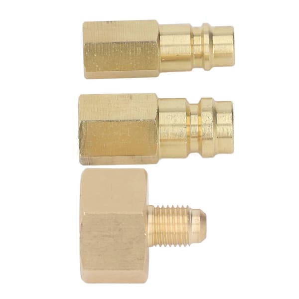 High-Quality Copper Air Conditioning Adapter, Perfect for R134A Refrigeration Systems, Enhances HVAC Performance