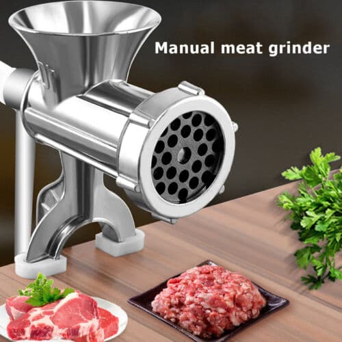 Köttkvarn Manuell Korvmaskin Handvev Hackat Kött Korvfyllningsverktyg