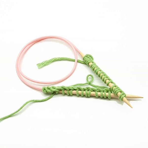 2 stk 10mm 12mm Rundpinde Sæt Bambus Træ Rund Sy Krog DIY Rør Sweater Håndarbejdsværktøj