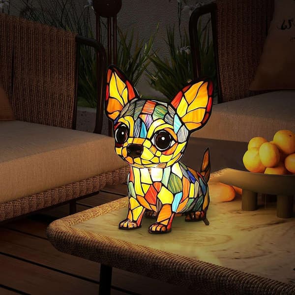 Hundserie Kunst Nattlampe LED-Lys Ornament - Perfekt A
