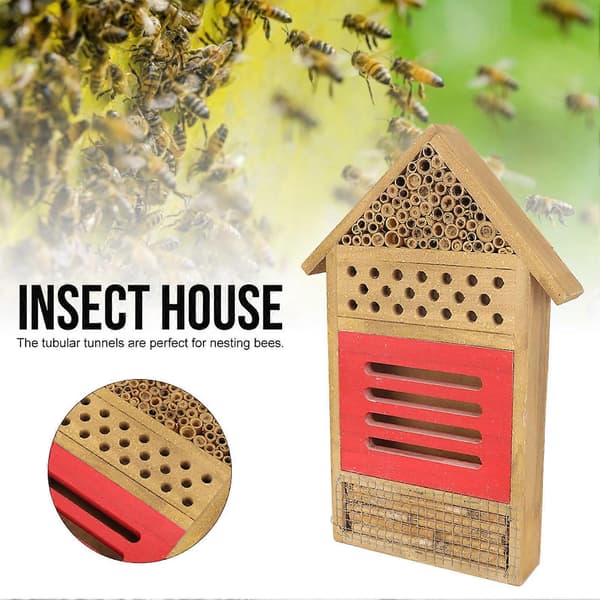 Insekthotell, biehus, insektrom, hagedekorasjon