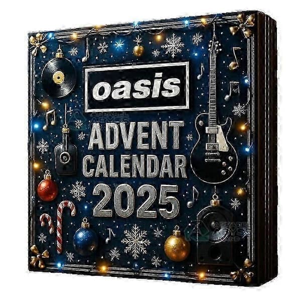 Oasis British Rock Advent Jule Blind Box Juletrepynt Akryl Anheng