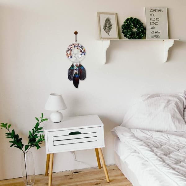 Tyst analog väckarklocka med varmt ljus, tickar inte, minimalistisk rund design