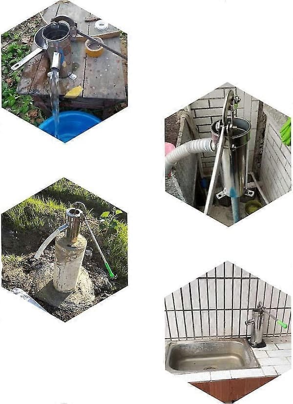 Manuell Vattenpump Rakt Rör Tryck Brunn Vattenpump Rostfritt ...