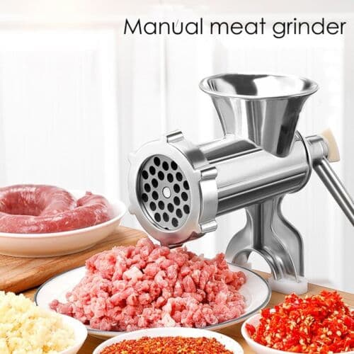 Köttkvarn Manuell Korvmaskin Handvev Hackat Kött Korvfyllningsverktyg