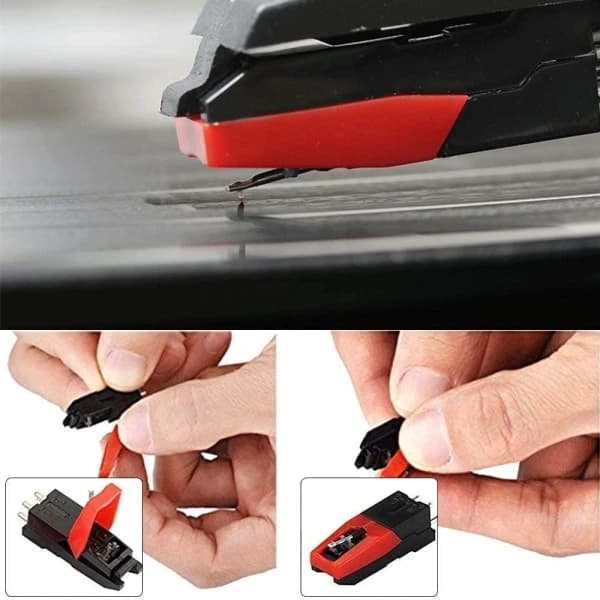 4-pack replacement needles for record players