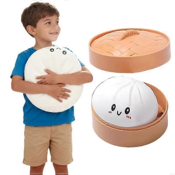Dumpling Sensory Squeeze Toy for Realistic Play and Stress Relief Decompression Dough 4pcs