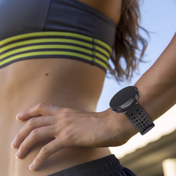 Erstatningsurrem i silikone sort Garmin Forerunner 220/230/235/630/620/735XT, Garmin Approach S20/S5/S6
