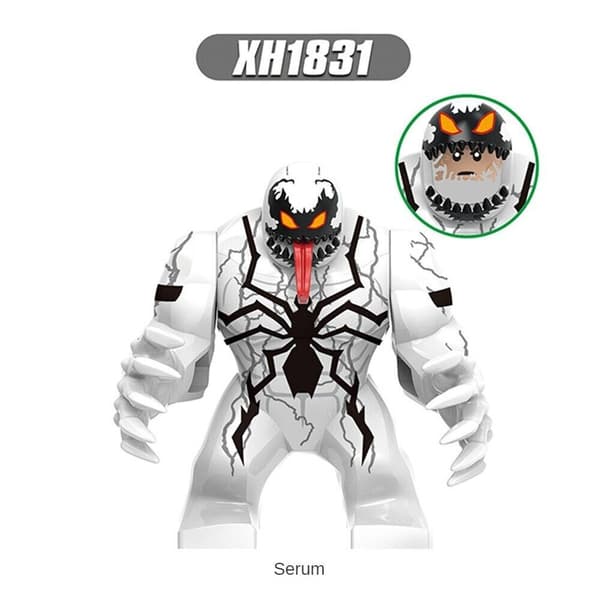 VENOM STOR, 7,5 cm, Tilpasset Minifigur Byggeklods Julegave 1911