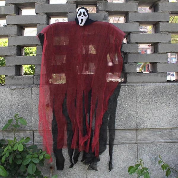 Halloween Skull Gauze Hanging Ghost Decoration
